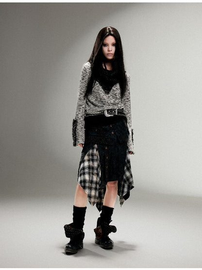 Leather Halter Long Skirt【s0000011253】