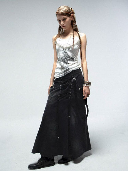 Backless Long Half Skirt【s0000012214】