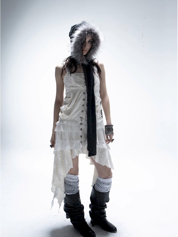 Halter Layer Cake Dress【s0000011273】