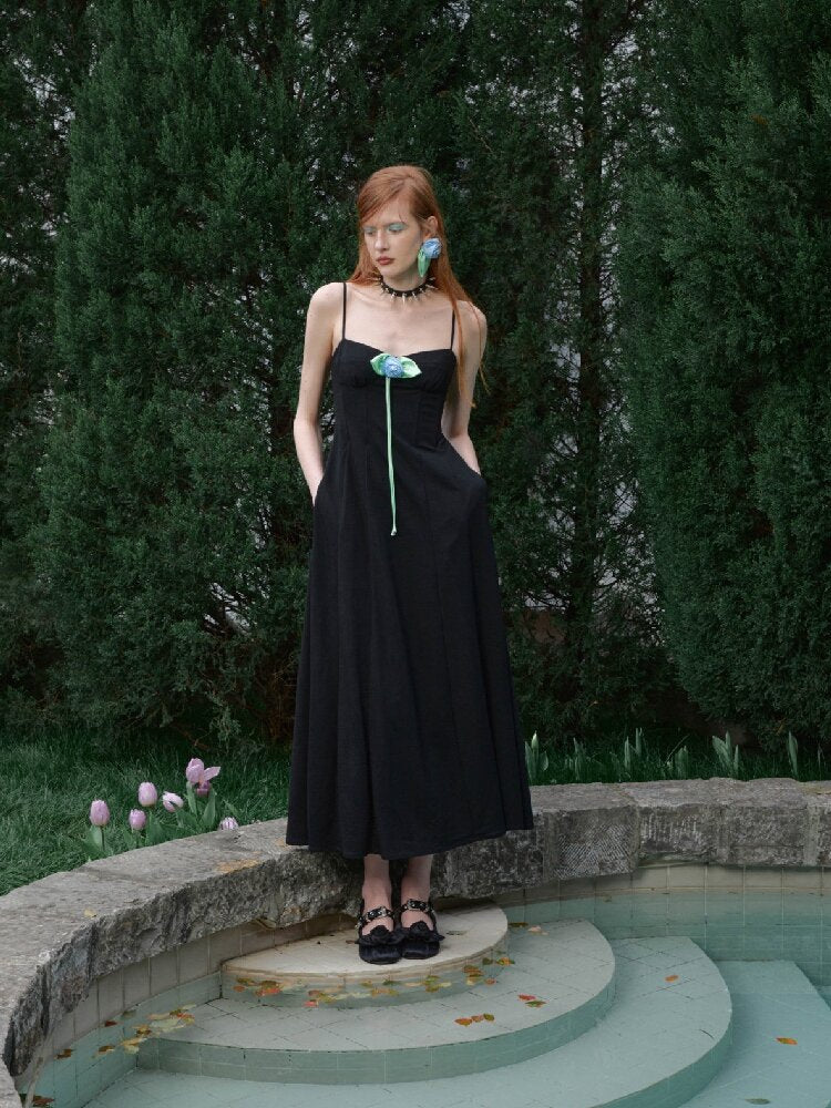 Herringbone Rose Corset Sundress【s0000016928】