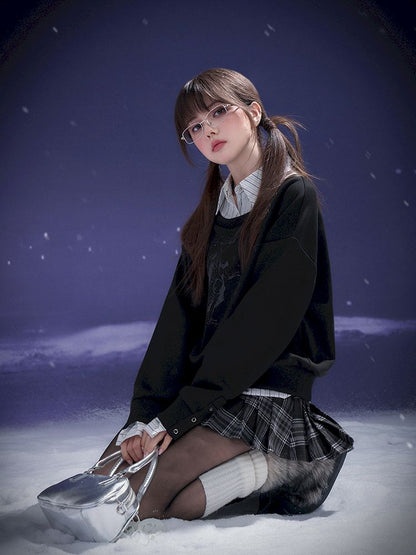 College Style Pullover【s0000011666】