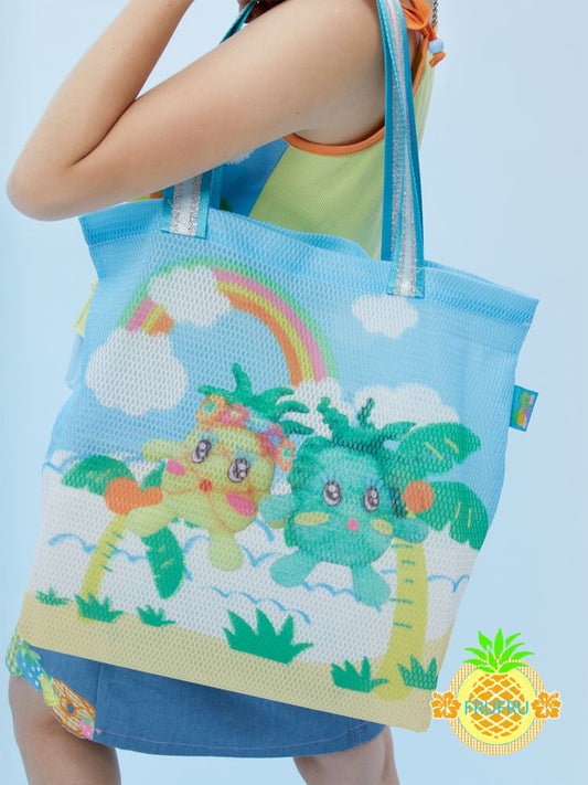 Fruit Large Capacity Printed Mesh Tote Bag【s0000012866】