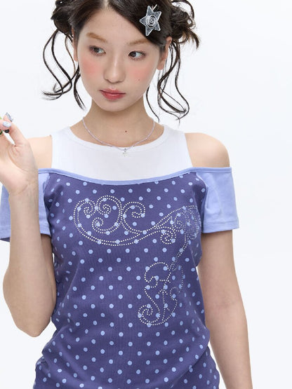 Asian Short Sleeve Two Piece T-Shirt【s0000016404】
