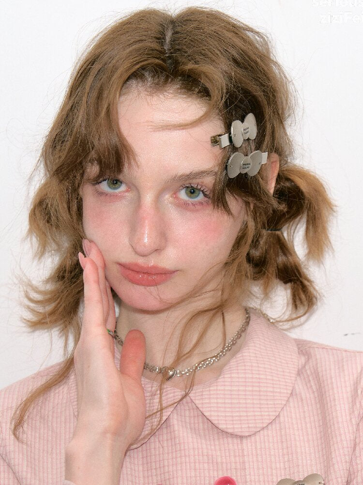 Vintage Bow Metal Hair Clip【s0000017887】