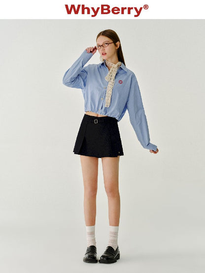 Peplum Double Layer Bottom Short【s0000011971】