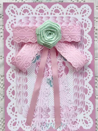 Old Fashioned Bow Hair Clip Brooch【s0000017463】
