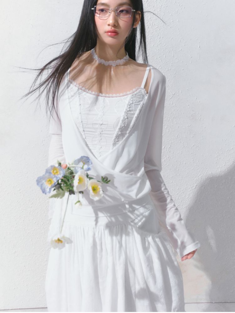 High-Waisted Half-Length Skirt【s0000012154】