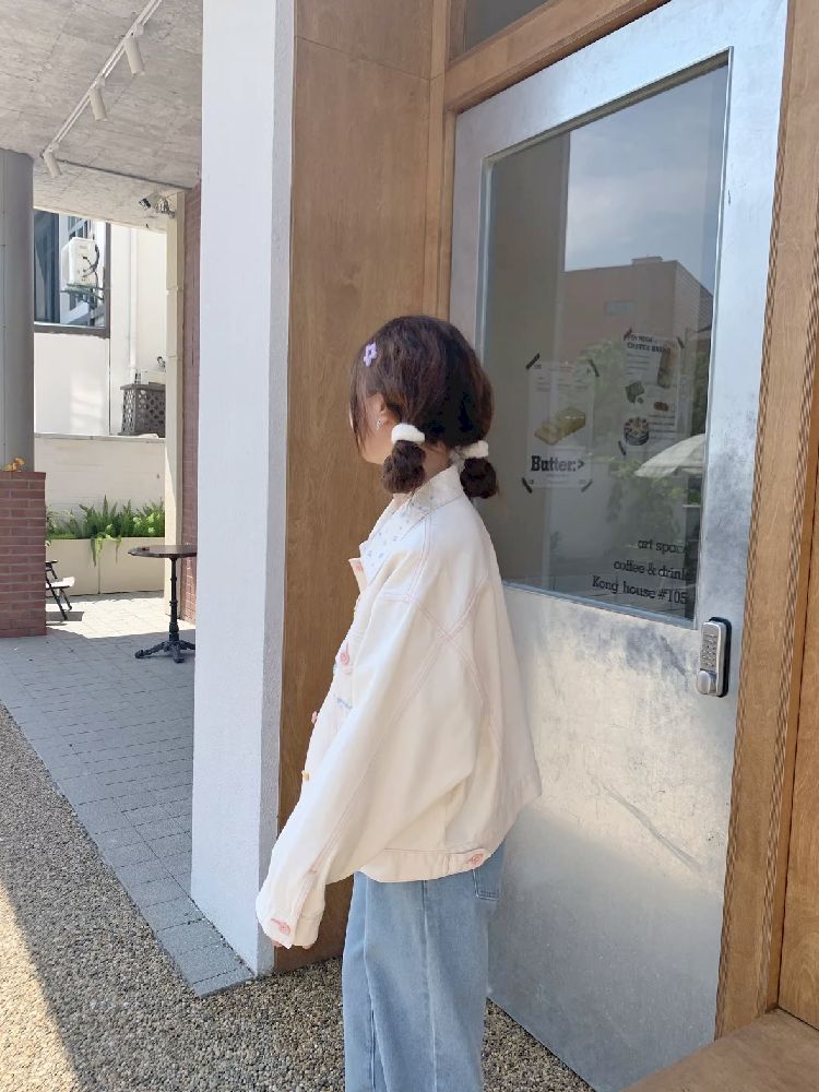 Star Embroidery Short Jacket【s0000005267】