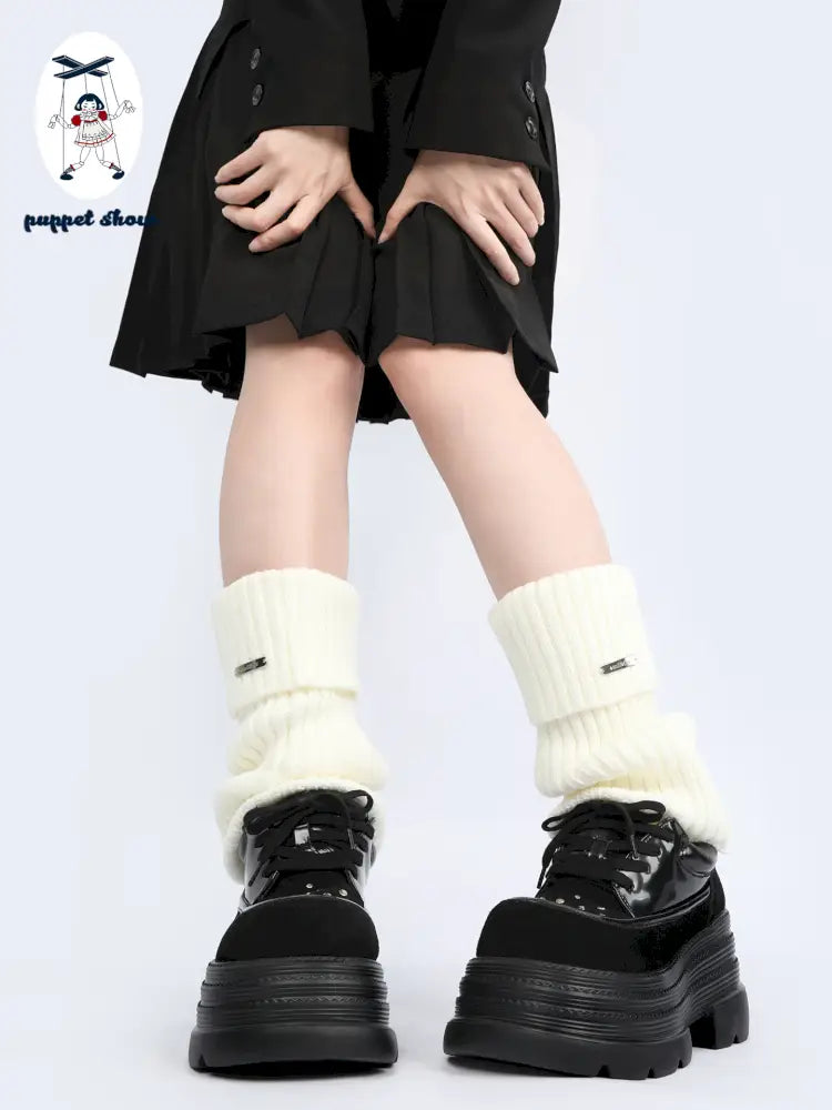 Punk-Chic Platform Ankle Boots【s0000014180】