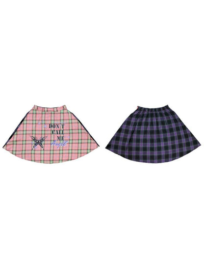Vintage layered butt curtain skirt【s0000014378】