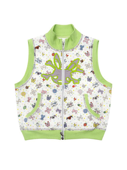 Sticker Printed Vest【s0000012592】