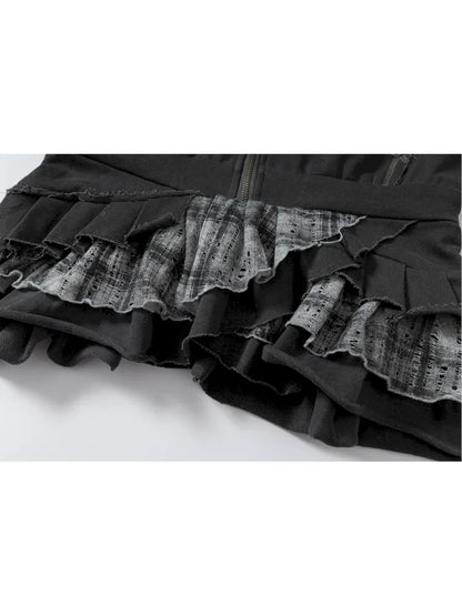 Detachable Hooded Sweatshirt Dress【s0000013943】