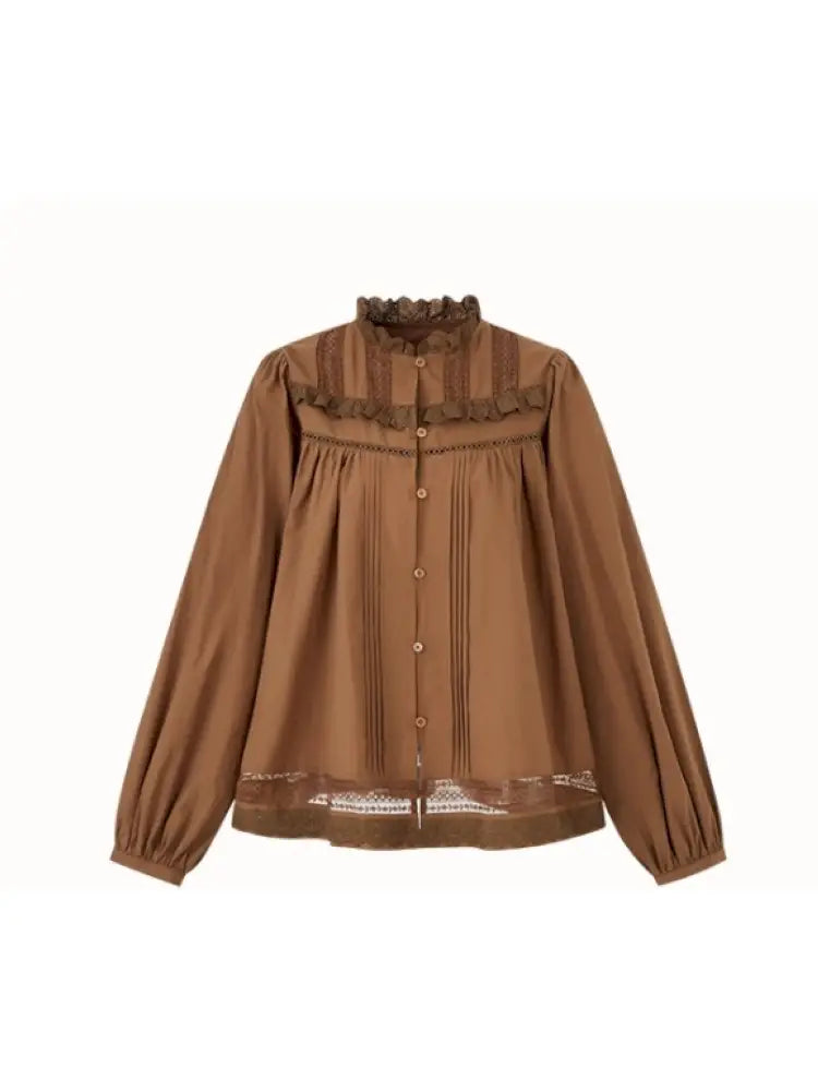 Natural Cotton Shirt Skirt Set【s0000014330】