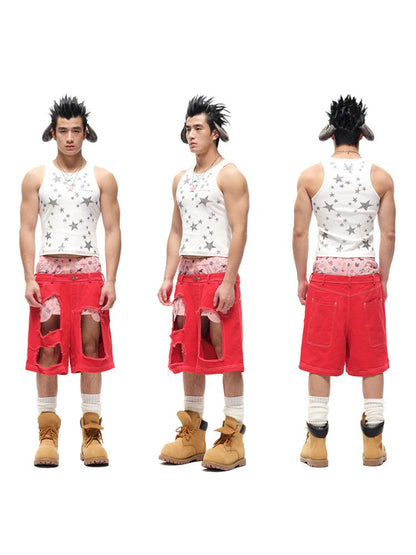 Pentagram Ribbed Vest【s0000012600】