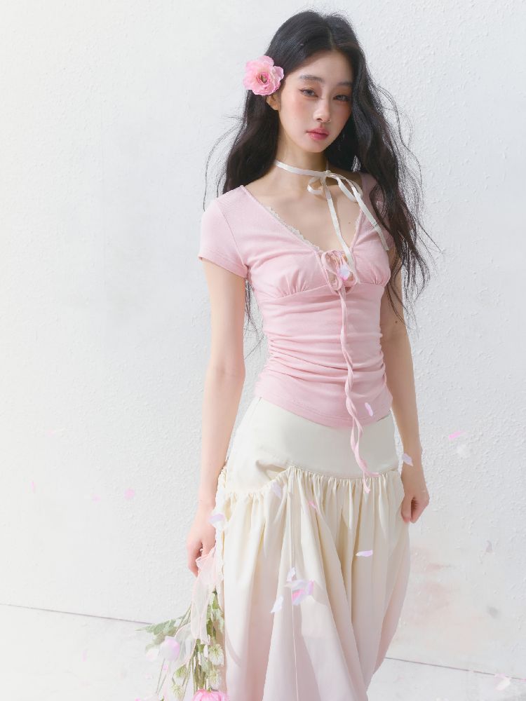 High-Waisted Half-Length Skirt【s0000012144】