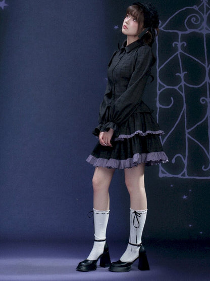 Astrology Magic Purple Cake Dress【s0000015446】