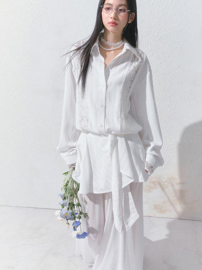 Two Piece Skirt Loose Shirt【s0000012156】