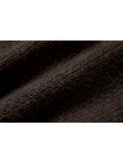 Mohair Wool Knit Cardigan Sweater【s0000011217】