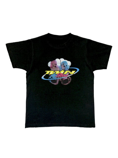 Dopamine Street Positive Shoulder T-Shirt【s0000012462】