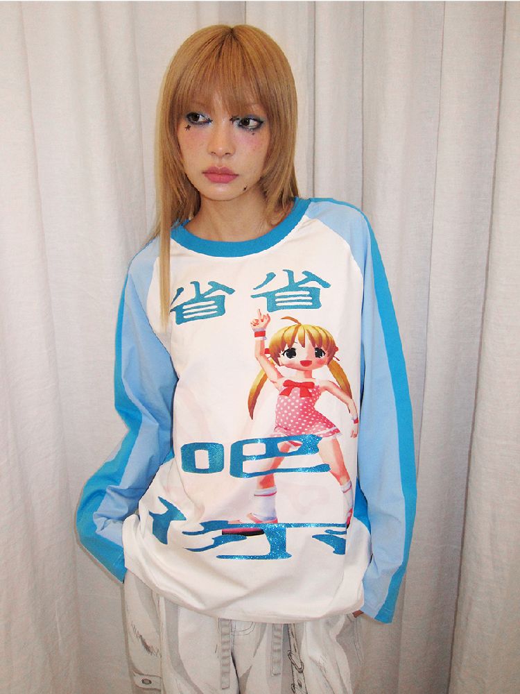 Plunger Sleeve Long Sleeve T Shirt【s0000011795】