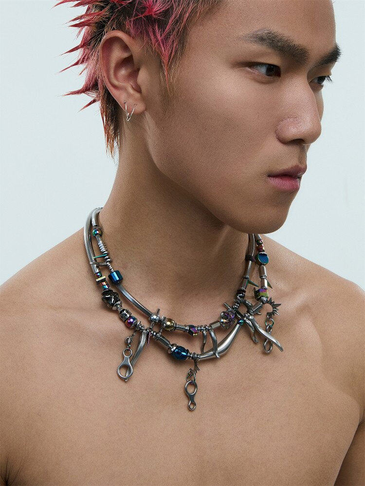 Futuristic Choker Clavicle Chain【s0000018882】