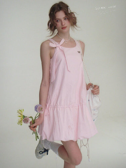 Lace Up Bud Hem Camisole Dress【s0000016615】