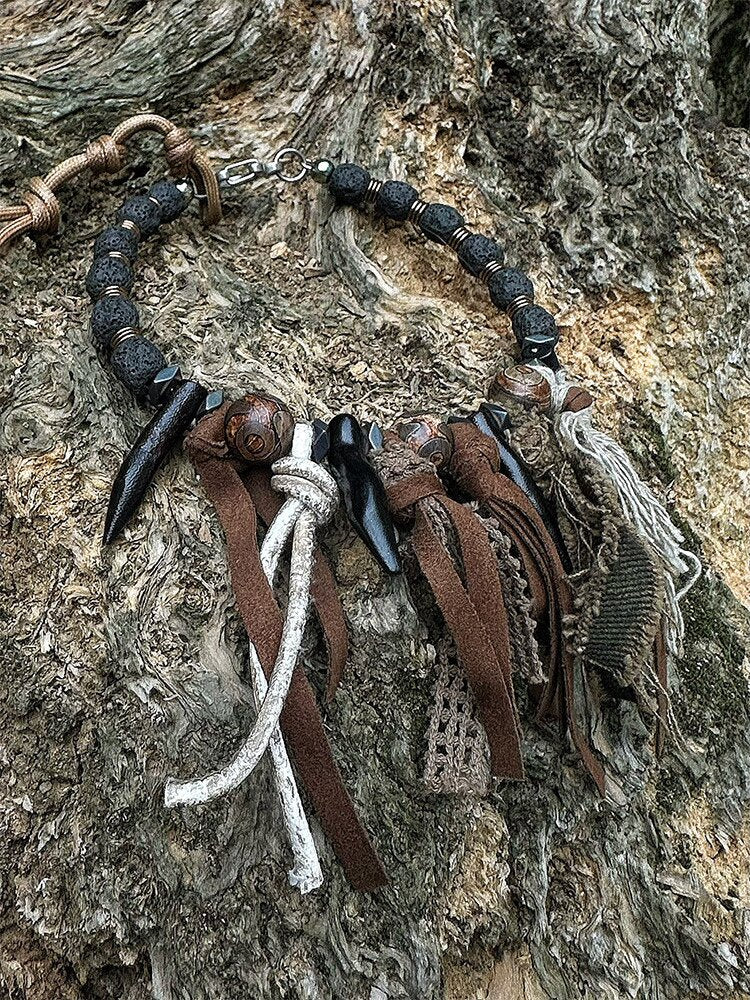 Handmade Wasteland Punk Choker【s0000018891】