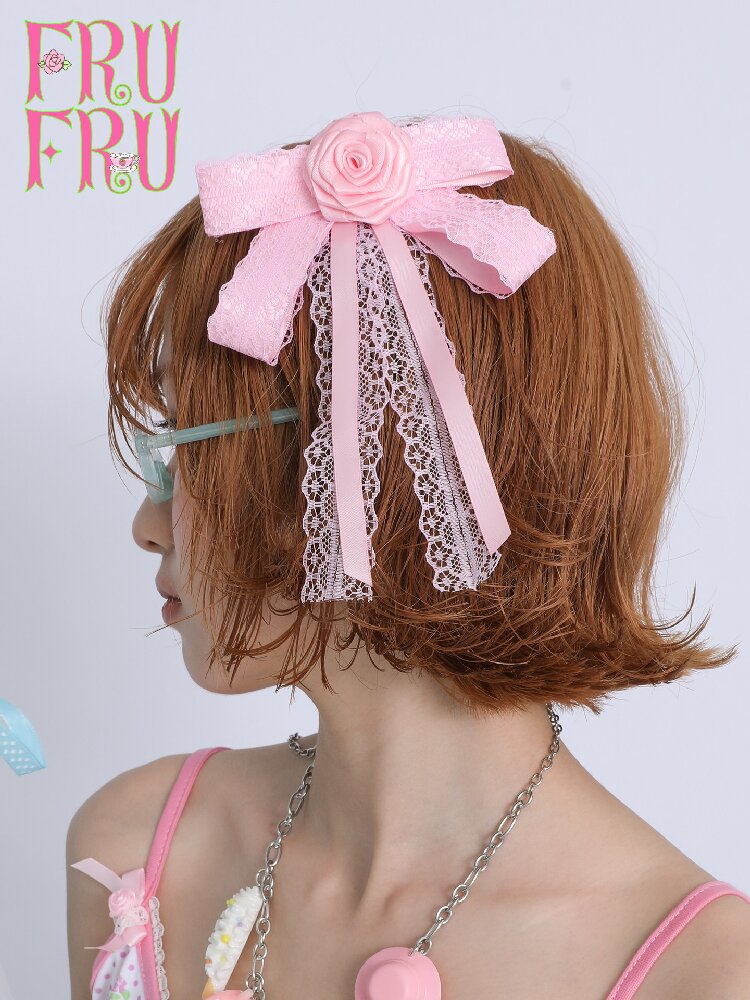 Old Fashioned Bow Hair Clip Brooch【s0000017463】