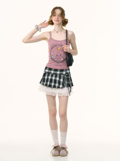 Plaid Half-body Skirt【s0000012266】