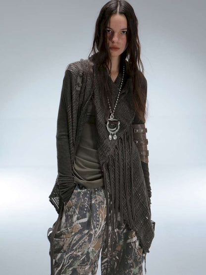 Slim Wandering Wind Tassel Cardigan【s0000014713】