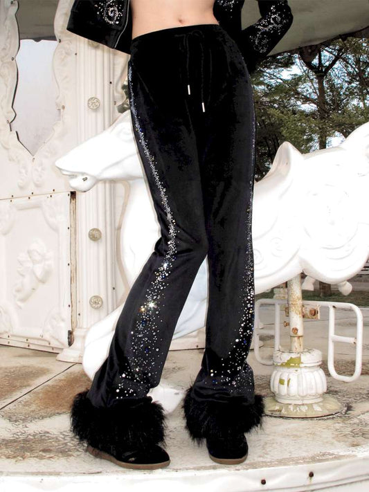 Horse Unicorn Velvet Diamond Pant【s0000015378】