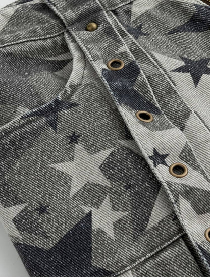 Distressed Pocket Cropped Pants【s0000014428】