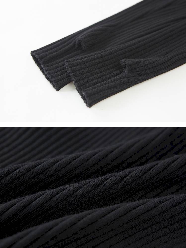 Zipper Stand Collar Base Layer Sweater【s0000014391】