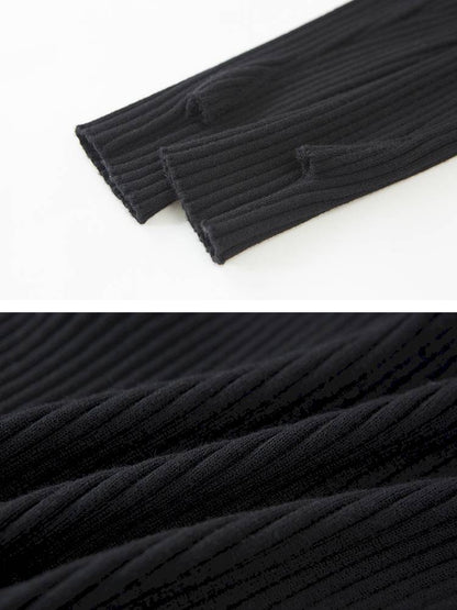 Zipper Stand Collar Base Layer Sweater【s0000014391】