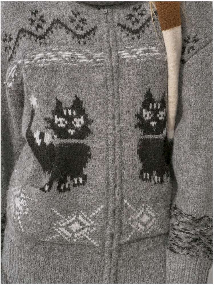 Concubine Cat Hoop Yarn Knit Jacket【s0000015227】