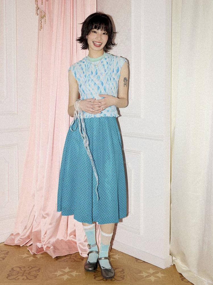High waist loose umbrella skirt【s0000012280】