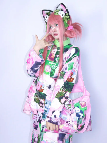 Cartoon Plush Panda Hairband Headpiece Accessory【s0000013978】