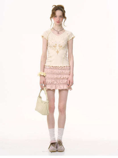 Multi-layer Cakes Package Hip Half-body Skirt【s0000012267】