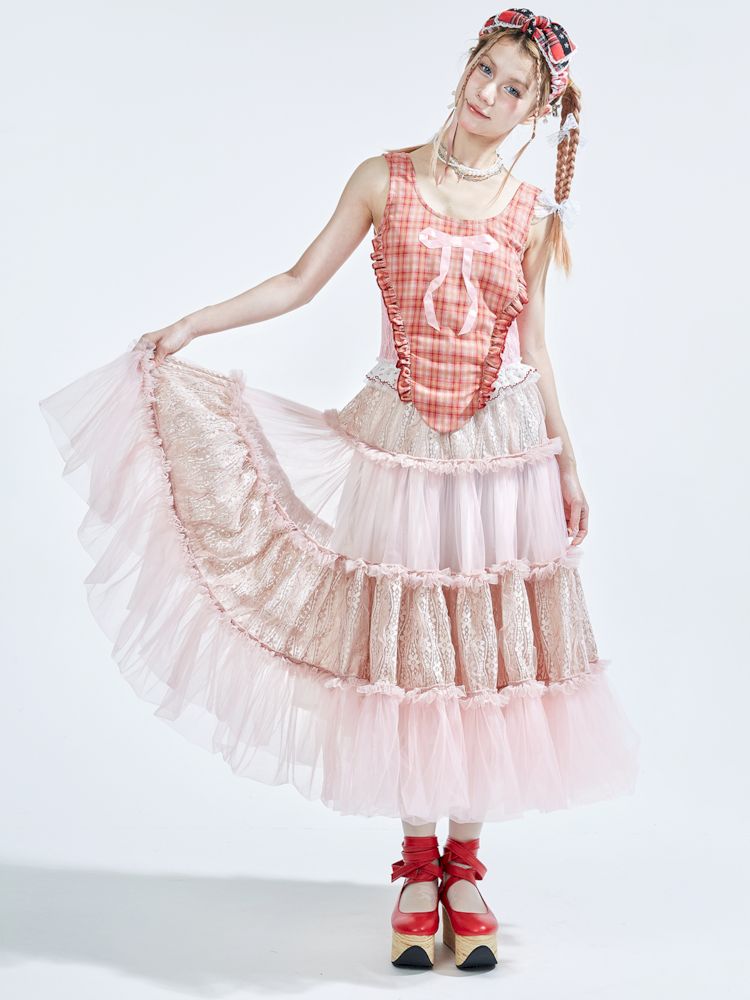 Lolita Sweet Cute Teenage Halter Skirt [S0000008764]