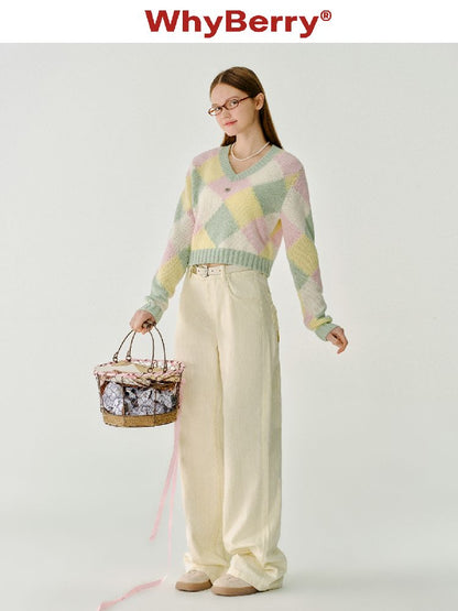 British Drop Shoulder Knit Sweater【s0000011967】