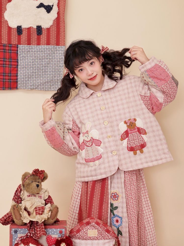 DOLL COLLAR COTTON JACKET [S0000010897]