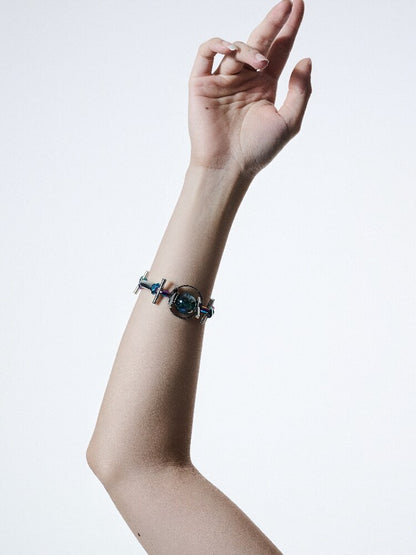 Time Space Heavy Punk Bracelet【s0000018819】