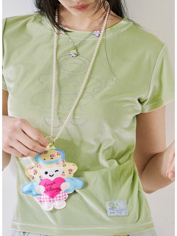 Heart Cherub Necklace【s0000012448】