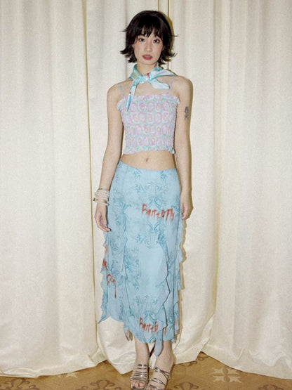 Wallpaper High Waist Skinny Skirt【s0000012269】