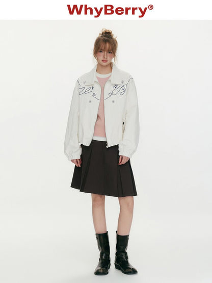 Leaping Track Embroidered Jacket【s0000015671】