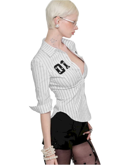 Long Sleeve Ball Gown Shirt【s0000011591】