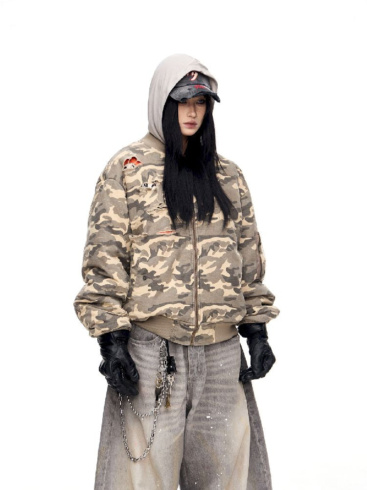 Retro Flight Baseball Jacket【s0000011352】