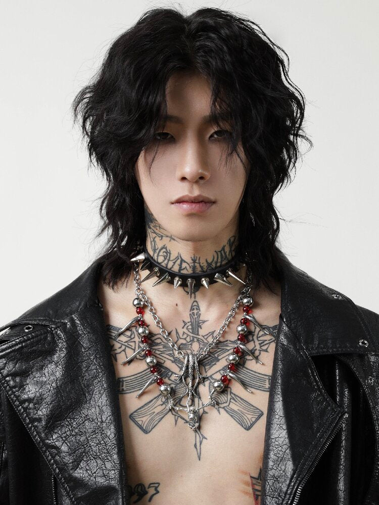 Handmade Y2K Punk Beaded Chain【s0000018967】