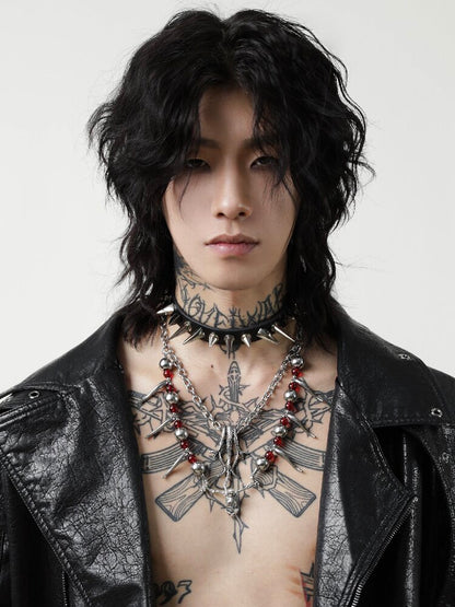 Handmade Y2K Punk Beaded Chain【s0000018967】