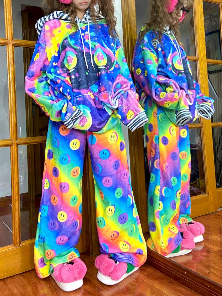 Niche Millennial Style Color Cartoon Plush Top【s0000014636】